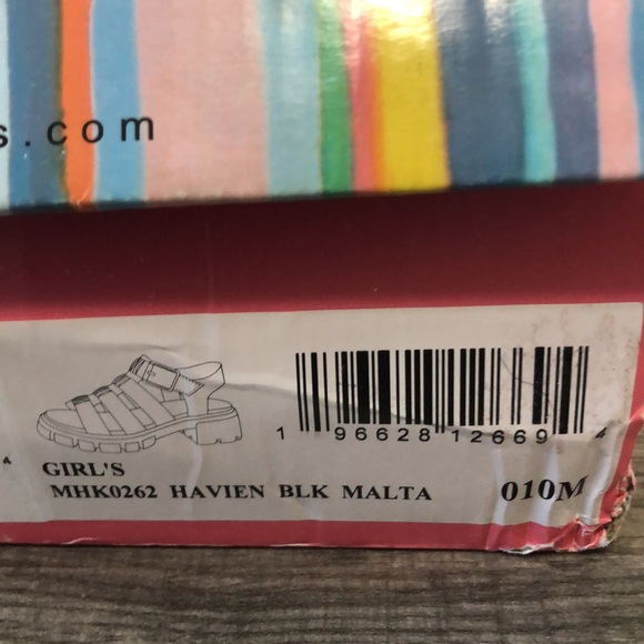 MIA kids Girl’s Havien sandals size 1 - Picture 8 of 8